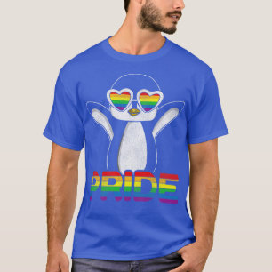 Camiseta Pingüino gay del orgullo retro