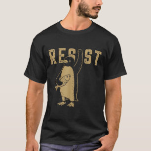 Camiseta Pingüino gracioso resiste a los pingüinos en prote