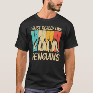 Camiseta Pingüino Guay Para Hombres Emperador Pájaro Pingüi
