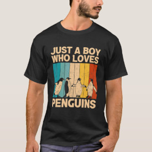 Camiseta Pingüino Guay Para Niños Emperador Pájaro Pingüino