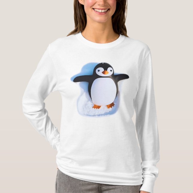 Camiseta Pingüino Huggable (Anverso)