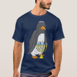 Camiseta Pingüino judío Menorah Animal Hanukkah Pajamas Cha<br><div class="desc">Pingüino Judío Menorah Animal Hanukkah Pajamas Chanukah PJs .</div>