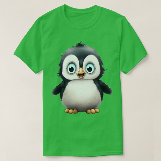 Camiseta Pingüino lindo 3 (Diseño del anverso)
