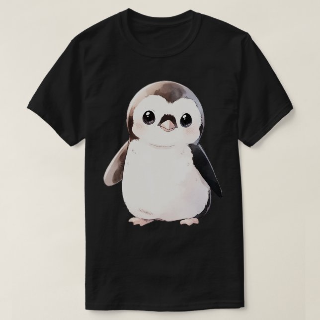 Camiseta Pingüino lindo 4 (Diseño del anverso)
