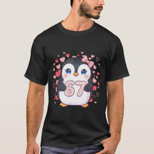 Camiseta Pingüino Lindo 67 Seis Siete Corazones de San Vale