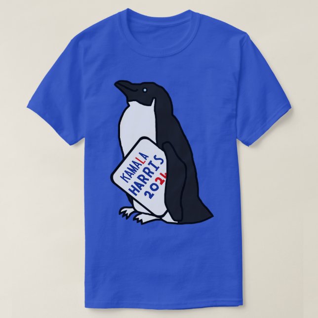 Camiseta Pingüino lindo con Rótulo Kamala 2024 (Diseño del anverso)