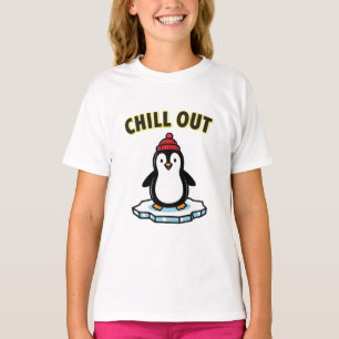 Camiseta Pingüino Lindo de Invierno en Hielo – Relájate Nav