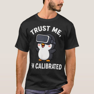 Camiseta Pingüino Lindo Jugador De Vr Divertido