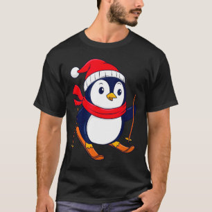 Camiseta Pingüino lindo patinando - amante de los pingüinos