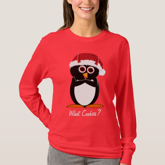 Camiseta Pingüino malvado culpable (Anverso)