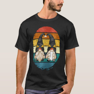 Camiseta Pingüino Mamá Y Papá Gnome Gráfico Vintage Sunset