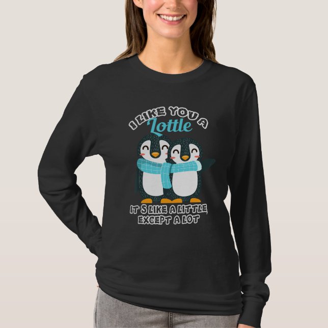 Camiseta Pingüino Me Gusta Un Pun Pun (Anverso)
