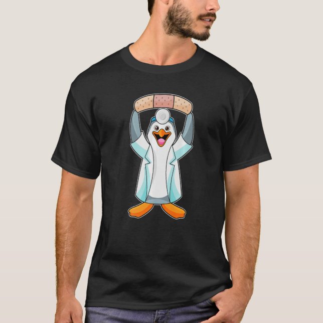 Camiseta Pingüino Médica Plaster (Anverso)