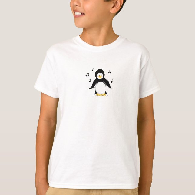 Camiseta Pingüino musical (Anverso)