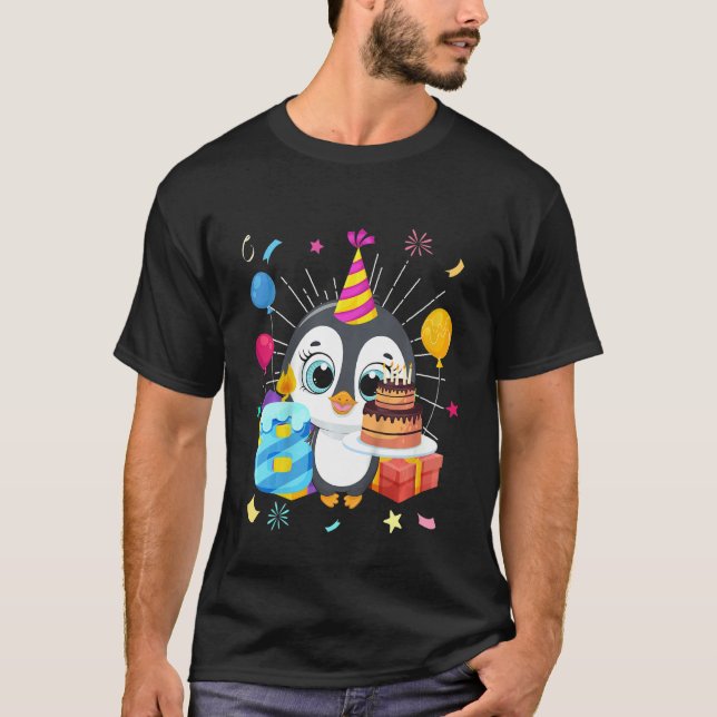 Camiseta Pingüino Nacimiento 8 Pingüino 8 Nacimiento Pengu (Anverso)