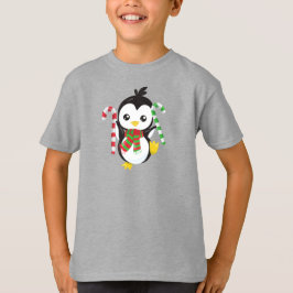 Camiseta Pingüino navidad, Pingüino Con Tejido, Cañón De Va