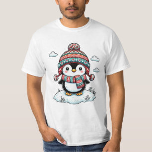 Camiseta Pingüino navidad   Santa Penguin