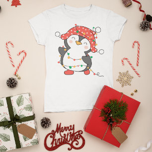 Camiseta Pingüino Navidades