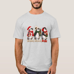 Camiseta Pinguino Navideño Adorable Bamboleo Ja Ja