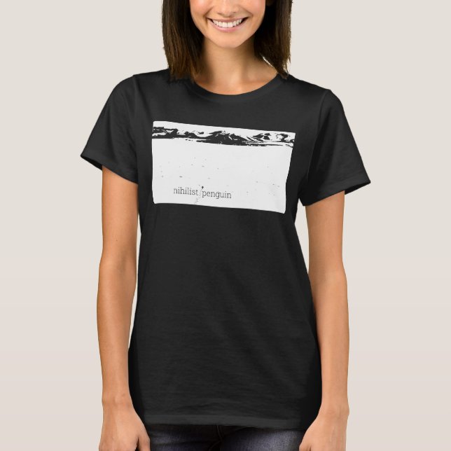Camiseta Pingüino nihilista (Anverso)