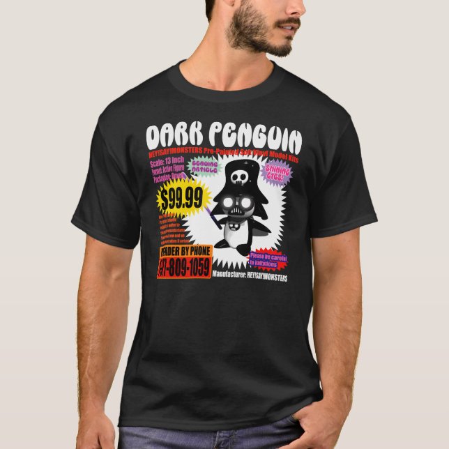 Camiseta Pingüino oscuro Actionfigure (Anverso)
