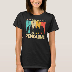Camiseta Pingüino Para Hombres Mujeres Pingüinos Retro Anim