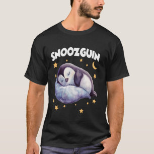 Camiseta Pingüino perezoso t - trapo dormido tardío diverti