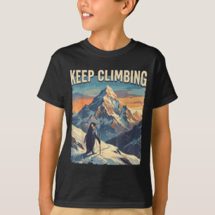 Camiseta Pingüino pero por qué meme escalada de montaña
