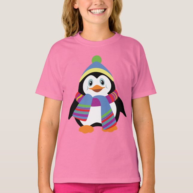 Camiseta pingüino personalizado (Anverso)