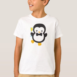 Camiseta Pingüino, Pingüino Con Champagne, Fiesta