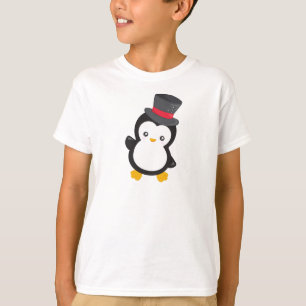 Camiseta Pingüino, Pingüino, Sombrero Superior