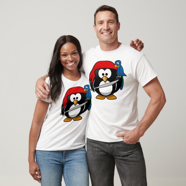 Camiseta Pingüino pirata (Unisexo)