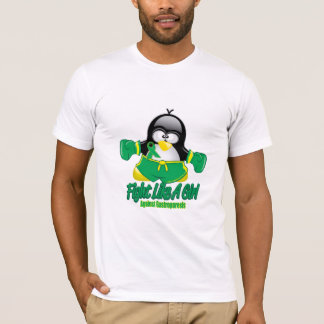 Camiseta Pingüino que lucha de Gastroparesis