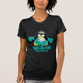 Camiseta Pingüino que lucha del cáncer ovárico