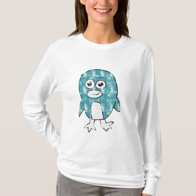 Camiseta Pingüino Retro (Anverso)