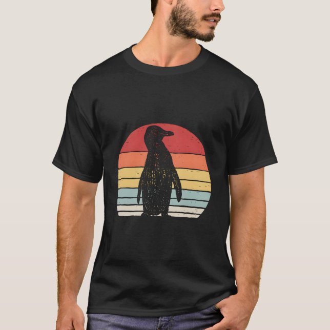 Camiseta Pingüino Retro Galápagos (Anverso)