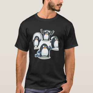 Camiseta Pingüino Ropa Hombre Decoraciones Fiestas Niños Pi