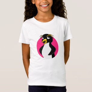 Camiseta pingüino saltarrocas de dibujos animados