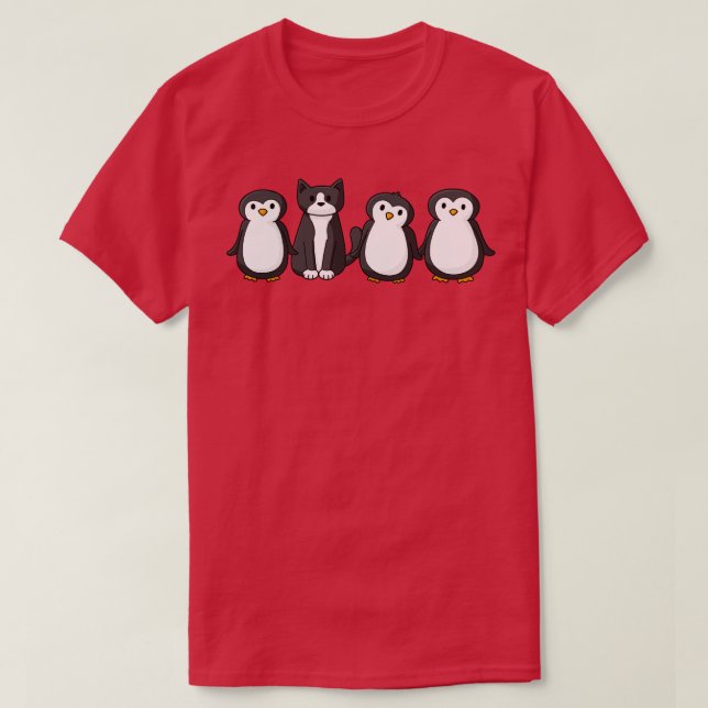 Camiseta Pingüinos (Diseño del anverso)