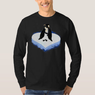 Camiseta Pingüinos Amo corazón Pingüinos Equipo de pareja