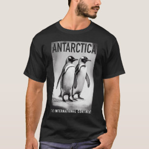 Camiseta Pingüinos Antárticos En El Continente Internaciona