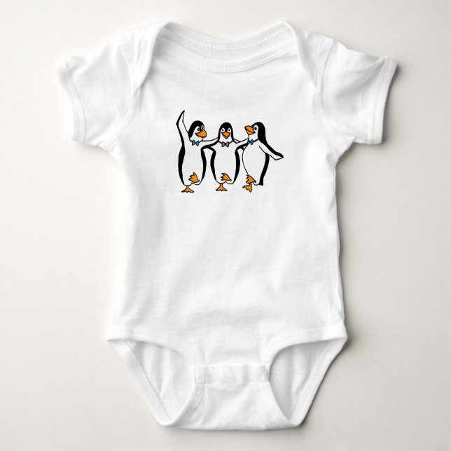 Camiseta Pingüinos Bailarines (Anverso)