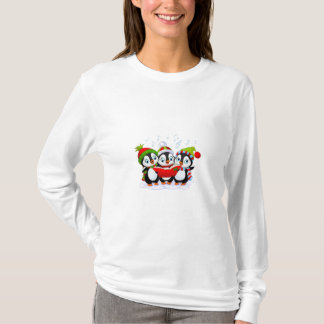Camiseta Pingüinos Caroling Navidades