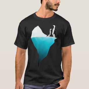 Camiseta Pingüinos cúticos en un diseño geométrico único de