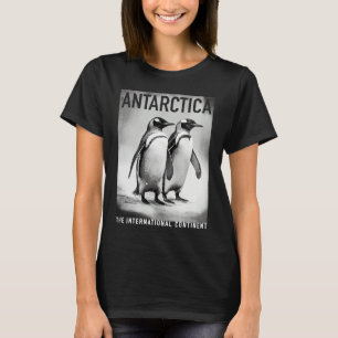 Camiseta Pingüinos de Antártida El Continente Internacional