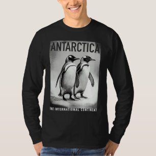 Camiseta Pingüinos de Antártida El Continente Internacional