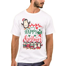 Pingüinos de Navidades felices