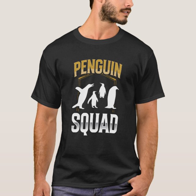 Camiseta Pingüinos de raza pura (Anverso)