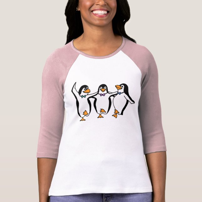Camiseta Pingüinos del baile (Anverso)