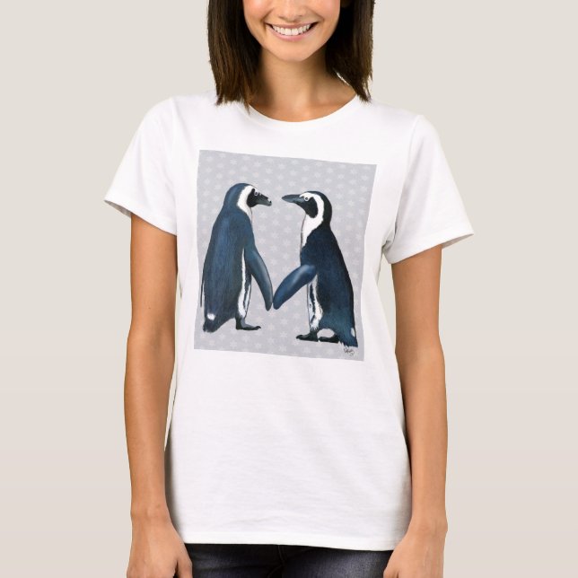 Camiseta Pingüinos Enamorados (Anverso)